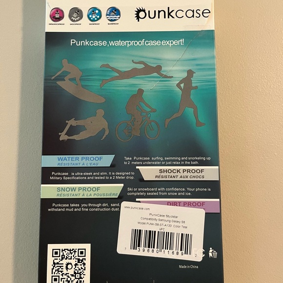 Punk Case Waterproof Phone Case for Galaxy S8 - Picture 3 of 10